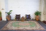 old rug, antique rug, earthy colors, faded colors, Turkish rug, vintage rug, worn out rug, distressed rug, Portland, Oregon, rug store, rug shop, local shop, pile rug