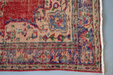 Old Demirci Oushak Rug 5.8ftx6.3ft