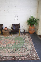 old rug, antique rug, earthy colors, faded colors, Turkish rug, vintage rug, worn out rug, distressed rug, Portland, Oregon, rug store, rug shop, local shop, pile rug