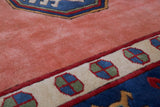 Vintage Turkish rug in a living room setting, pile rug, Turkish rug, vintage rug, portland, rug shop, bright colors, wild shaman, soft rug, bold color, Portland, Oregon, rug store, rug shop, local shop