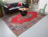 pile rug, Turkish rug, vintage rug, portland, rug shop, bright colors, wild shaman, worn out rug, distressed rug, bold color, Portland, Oregon, rug store, rug shop, local shop