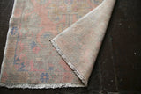 Vintage Turkish Faded Anatolian Rug 4.5ftx8ft