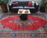pile rug, Turkish rug, vintage rug, portland, rug shop, bright colors, wild shaman, worn out rug, distressed rug, bold color, Portland, Oregon, rug store, rug shop, local shop