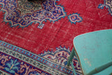 pile rug, Turkish rug, vintage rug, portland, rug shop, bright colors, wild shaman, worn out rug, distressed rug, bold color, Portland, Oregon, rug store, rug shop, local shop