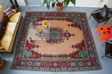 large area rug, kilim rug, flat weave, turkish rug, turkic rug, portland rug store, orange
