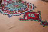 large area rug, kilim rug, flat weave, turkish rug, turkic rug, portland rug store, orange