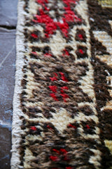 Vintage Faded Turkish Anatolian Rug 5ftx7.1ft