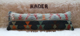 Lumbar Kilim Pillow 12inx36in