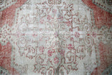 Vintage Faded Anatolian Rug 4.5ftx7ft