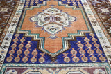 Vintage Anatolian Rug 3.6ftx5.6ft
