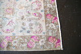 Vintage Faded Turkish Anatolian Rug 3.9x5.5ft