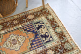 Vintage Anatolian Rug 3.6ftx5.6ft