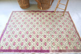 Vintage Anatolian Rug 4.4ftx6.6ft