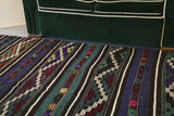 Vintage Anatolian Cicim Kilim 4.8ftx8.5ft