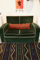 Vintage Anatolian Cicim Kilim 4.8ftx8.5ft