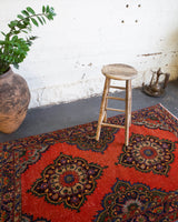 Vintage Anatolian Rug 4'x7'