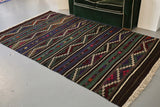 Vintage Anatolian Cicim Kilim 4.8ftx8.5ft