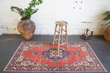 old rug, antique rug, earthy colors, faded colors, Turkish rug, vintage rug, worn out rug, distressed rug, Portland, Oregon, rug store, rug shop, local shop, pile rug