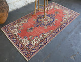 old rug, antique rug, earthy colors, faded colors, Turkish rug, vintage rug, worn out rug, distressed rug, Portland, Oregon, rug store, rug shop, local shop, pile rug