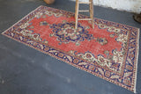 old rug, antique rug, earthy colors, faded colors, Turkish rug, vintage rug, worn out rug, distressed rug, Portland, Oregon, rug store, rug shop, local shop, pile rug