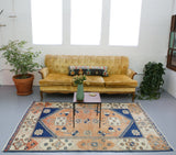 Vintage Milas Rug 4.9ftx7ft