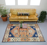 Vintage Milas Rug 4.9ftx7ft