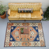 Vintage Milas Rug 4.9ftx7ft