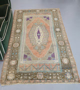 Vintage Anatolian Rug 3.5ftx7ft