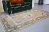 Vintage Anatolian Rug 3.5ftx7ft