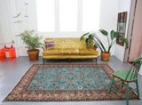 Old Isparta Rug 6.3ftx8.8ft