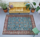 Old Isparta Rug 6.3ftx8.8ft