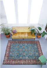 Old Isparta Rug 6.3ftx8.8ft