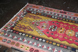 Vintage Konya Obruk Kilim 4.9ftx6.10ft