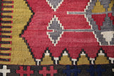 Vintage Konya Obruk Kilim 4.9ftx6.10ft