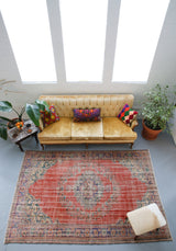 Vintage Demirci Rug 6ftx8.8ft