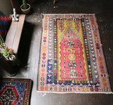 Vintage Konya Obruk Kilim 4.9ftx6.10ft