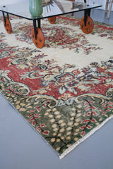 Vintage Isparta Rug 6.9ftx9ft
