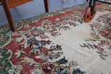 Vintage Isparta Rug 6.9ftx9ft