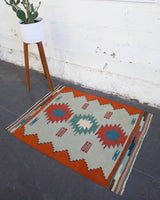 pile rug, Turkish rug, vintage rug, portland, rug shop, bright colors, wild shaman, area rug, red rug, mini rug, bold color, Portland, Oregon, rug store, rug shop, local shop, flat weave, kilim rug