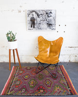 Turkish rug, vintage rug, flat weave, kilim rug, large area rug, square rug, Wild Shaman, Portland, Oregon, rug store, rug shop, local shop, bright colors, area rug, red rug, bold color