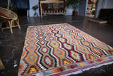 Vintage Antalya Kilim 5.1ftx7.6ft