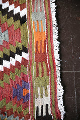 Vintage Antalya Kilim 5.1ftx7.6ft