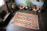 Vintage Antalya Kilim 5.1ftx7.6ft