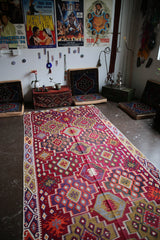 Old Adana Avsar Kilim 5.3ftx11.9ft
