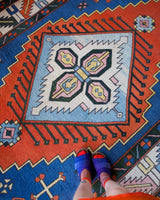 Area rug in a living room setting, pile rug, Turkish rug, custom rug, , new rug, modern rug, customizable rug, made to order rug, portland, rug shop, bright colors, wild shaman, soft rug, bold color, Portland, Oregon, rug store, rug shop, local shop, made in Turkey