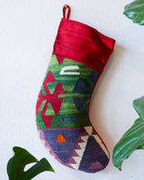 Christmas Stocking, kilim Christmas stocking, gif tables, holiday gift ideas, rug shop, Portland, Oregon, home accessories, kilim accessories, rug accessories,  Christmas gift ideas