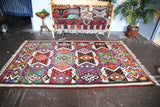Vintage Antalya Kilim 5.7ftx9.3ft