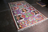 Vintage Antalya Kilim 5.7ftx9.3ft