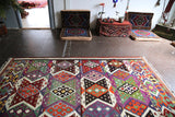 Vintage Antalya Kilim 5.7ftx9.3ft
