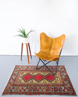 pile rug, Turkish rug, vintage rug, portland, rug shop, bright colors, wild shaman, area rug, red rug, mini rug, bold color, Portland, Oregon, rug store, rug shop, local shop, flat weave, kilim rug